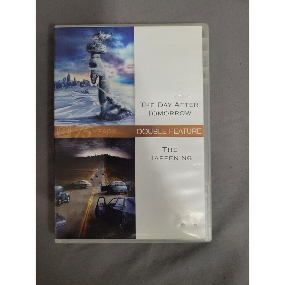 The Day After Tomorrow/The Happening Double Feature (DVD, 2010, 2-Disc Set)